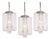 Murano Glass Granada Pendant Light by Kalmar, Austria, 1970s For Sale
