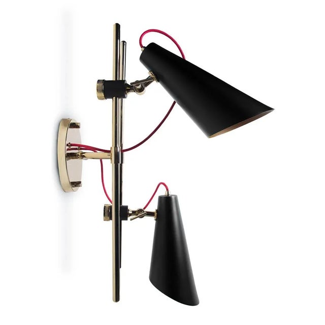 Black Evans Wall Light by Delightfull For Sale - Image 8 of 8