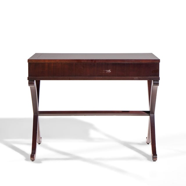 Barbara Barry for Baker Mahogany Side Table For Sale In Chicago - Image 6 of 9