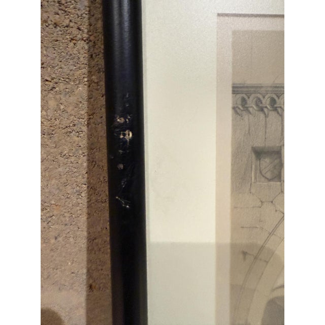 1960s Set of 3 Italian Architectural Etchings For Sale - Image 12 of 12