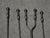 Black Set of Four Black Fireplace Tools For Sale - Image 8 of 12