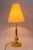 Gold Large Table Lamp with Fabric Shade, Vienna, Austria 1950s For Sale - Image 8 of 13