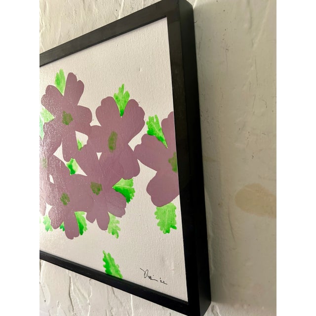 Pop Art Poppies Acrylic on Canvas Signed by Artist For Sale - Image 4 of 9