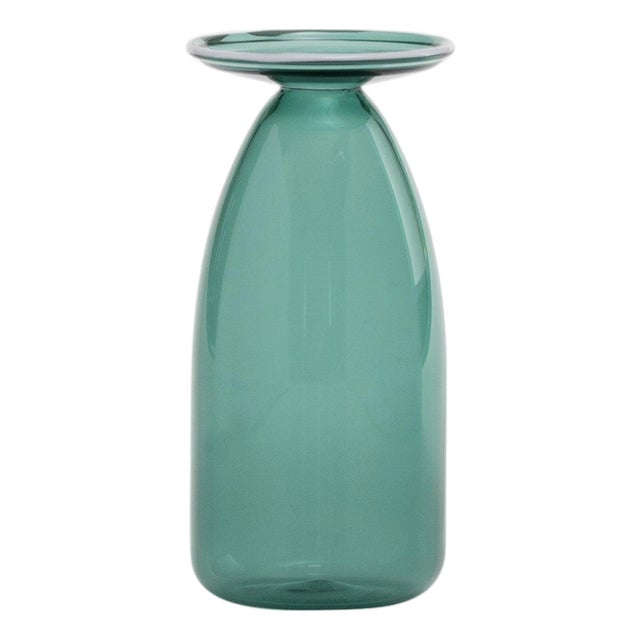 Un Fiore Vase 22 - Lake Green For Sale