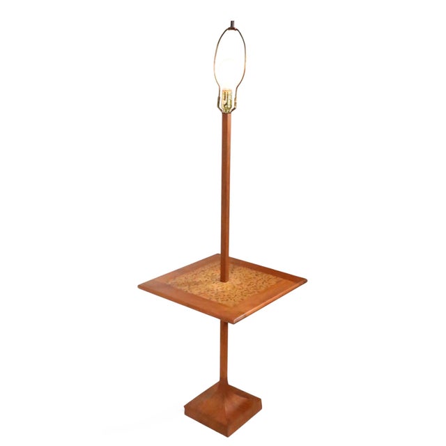 Mid Century Floor Lamp Table by the Laurel Lamp Manufacturing Company C. 1950o/60's For Sale In New York - Image 6 of 9