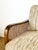 Art Deco Living Room Set in Curved Wood, Tweed and Cane, 1950s, Set of 3 For Sale - Image 13 of 18