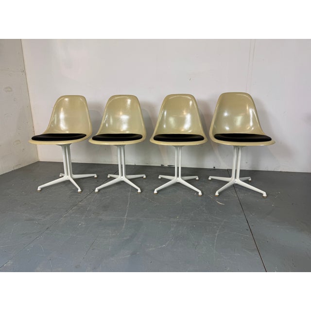 Fiberglass and Steel La Fonda Dining Chairs by Charles & Ray Eames for Herman Miller, 1960s, Set of 4 For Sale - Image 11 of 11