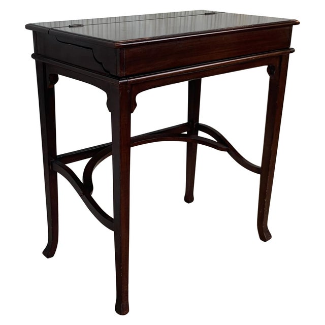 Late 19th Bureau Antique Cartonnier Sliding Top for Hidden Storage For Sale - Image 15 of 18