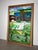 Large Stained Glass Panel with Swan Landscape For Sale - Image 3 of 7