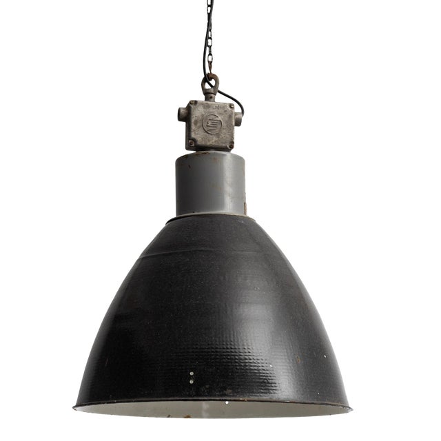 1950s, European Industrial Pendant For Sale