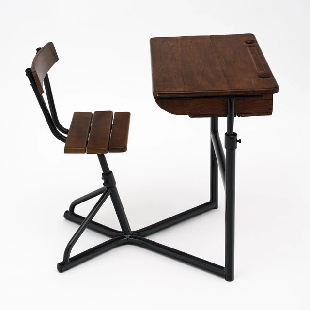 Vintage French School Desk Chairish