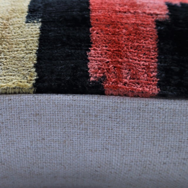 Textile Handmade Designer Valvet Throw Pillow With Down Insert For Sale - Image 7 of 13