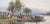 Late 19th-Early 20th C. J. Macpherson "Horse Ferry" Watercolor Painting Splendid original watercolor of a group of men...