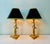 Art Nouveau Style Brass Foliage Table Lamps France 1950s, Set of 2 For Sale - Image 14 of 18
