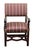 Traditional Mid 20th Century Pair of Multi-Color Striped Chairs For Sale - Image 3 of 8