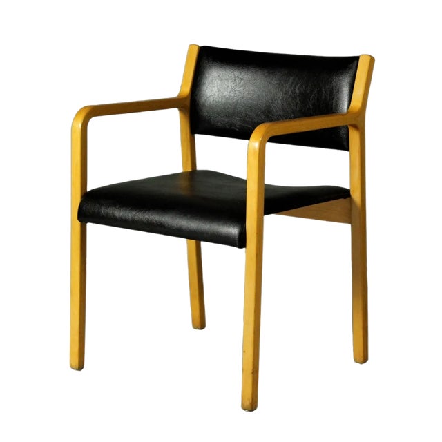Large Bentwood Armchair by Wilhelm Ritz for Wilkhahn, 1960s For Sale