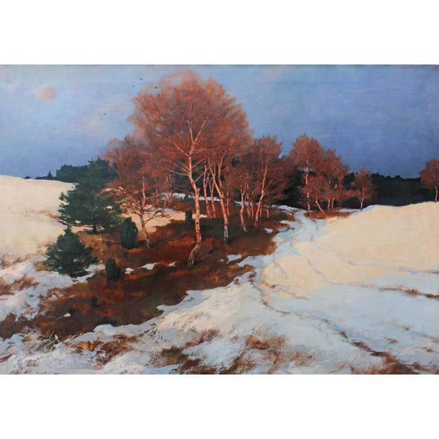 Evening Glow Landscape Oil Painting Chairish