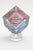 Modern Vintage Victor Vasarely Op Art Silkscreen Acrylic Sculpture on Lucite Base Red, Blue, Green, 1970's For Sale - Image 3 of 9