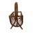 Vintage Bent Bamboo and Rattan Magazine Media Rack For Sale - Image 4 of 9