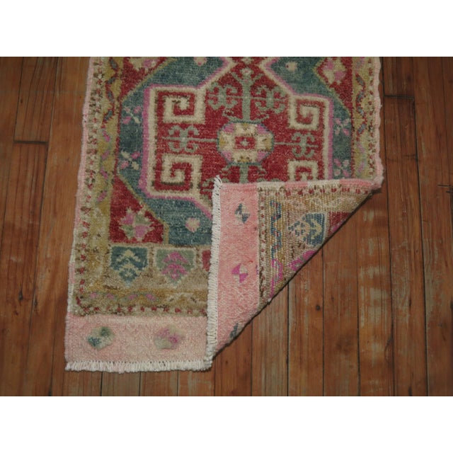 One of a kind, mid 20th-century Hand-woven Turkish Anatolian rug Professionally Washed & personally vetted. Ready for...