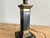 Neoclassical Vintage Black Marble Lamp With Toile Fabric Shade For Sale - Image 3 of 12
