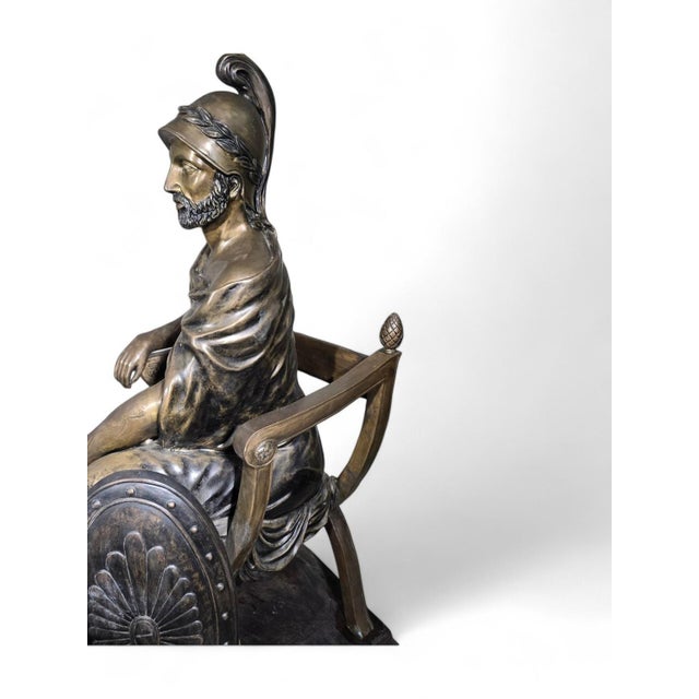 Monumental Roman Bronze Sculpture, 1950 For Sale - Image 10 of 18