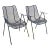 Rare 'Sculptura' Arm Chairs by Russel Woodard (Pair) For Sale