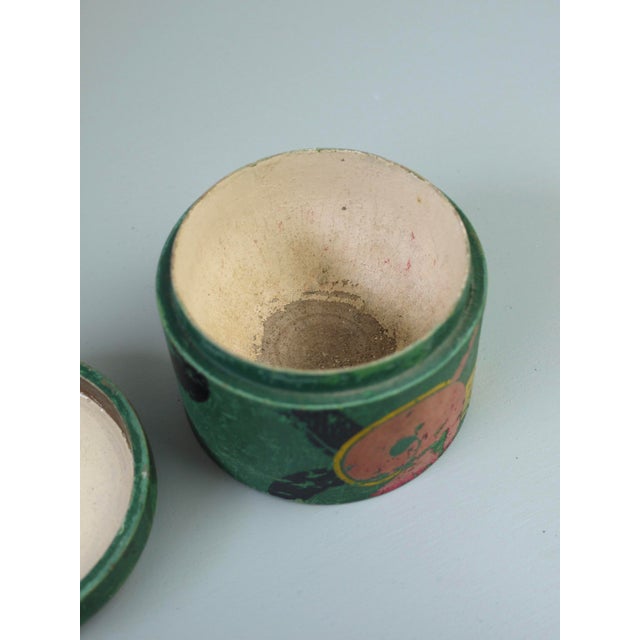 Art Deco Abstract Wooden Lidded Container, 1930s For Sale - Image 4 of 9