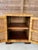 Mid 20th Century Mid-20th Century Coastal Boho Rattan Wrapped Two-Door Chest Stand For Sale - Image 5 of 12