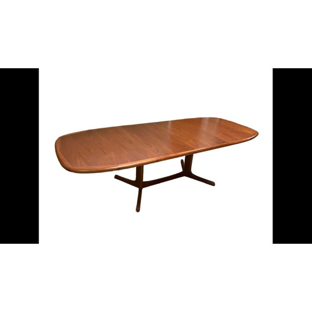 Mid-Century Modern Dyrlund Teak Dining Table For Sale - Image 3 of 9