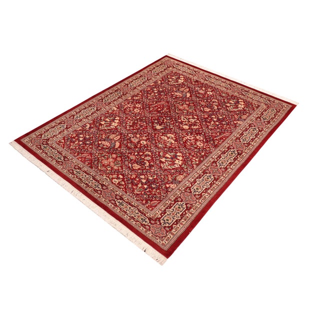 Designed with mesmerizing intricacy and gorgeous color palette, this hand-knotted masterpiece demonstrates the beauty and...