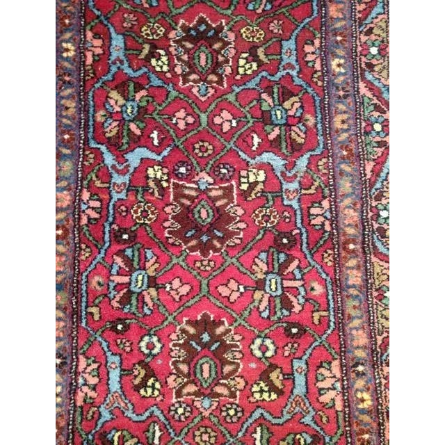 1920s 1920s Vintage Persian Halvayi Bijar Runner For Sale - Image 5 of 8
