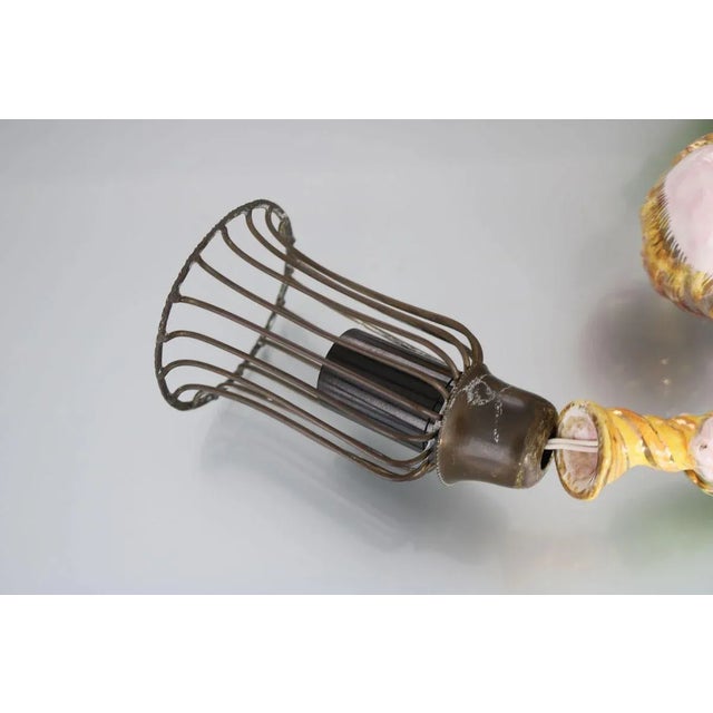 Italian Handmade Ceramic Sconces, 1950s, Set of 3 For Sale - Image 16 of 18