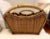 1970s Vintage Bamboo/Rattan Wicker Basket For Sale - Image 5 of 9