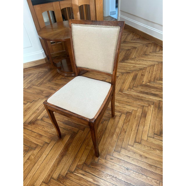 1960s Vintage Polish Art Deco Dining Chairs, 1960s, Set of 8 For Sale - Image 5 of 13