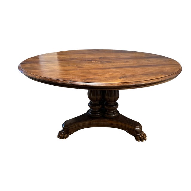 Large English Round Table For Sale