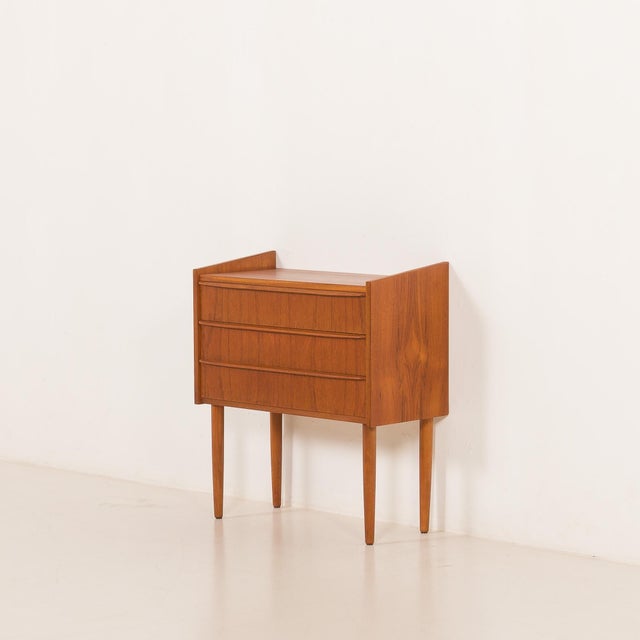 Mid-Century Modern Small Danish Dresser in Teak, 1960s For Sale - Image 3 of 11