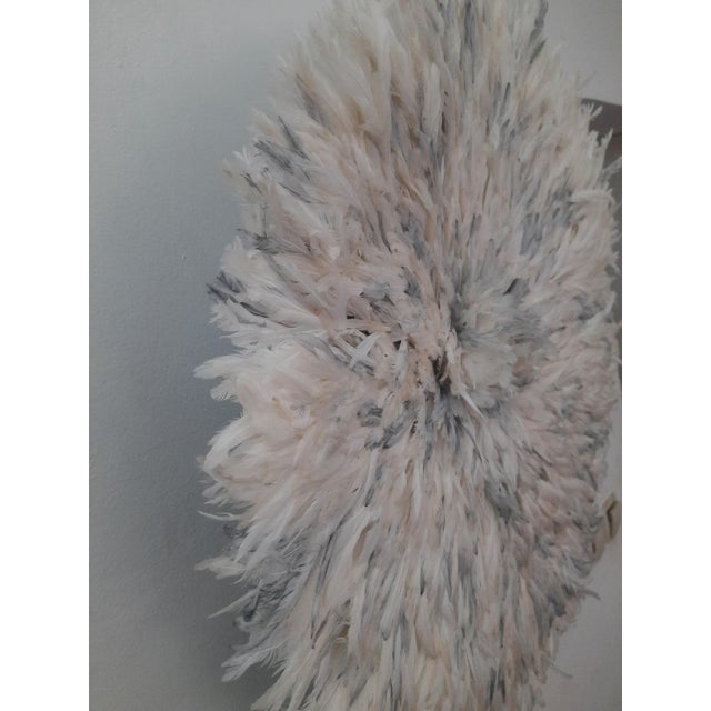 Juju Hat White Speckled Gray of 31" - 80 Cm For Sale - Image 4 of 9