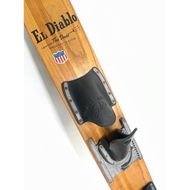 Vintage Waterski El Diablo Grooved Slalom Cypress Gardens Chairish