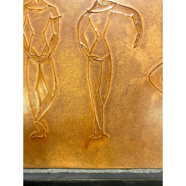 Mid-Century Modern Adele Chase Ceramic Tile Ballet Dancers Berkeley San Francisco Ballerinas Decor For Sale - Image 3 of 12