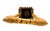 Wood Vintage Burnt Bamboo & Rattan Handled Basket – Organic Modern / Bohemian For Sale - Image 7 of 9