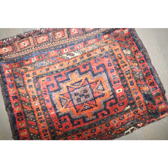 an early 20th century Kurd bagface Rug