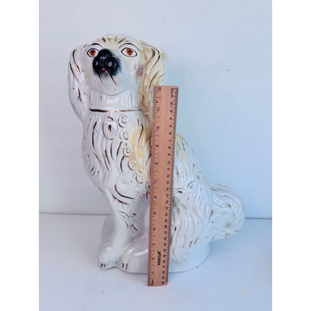 1950s 1950s Staffordshire Dog, Single For Sale - Image 5 of 12
