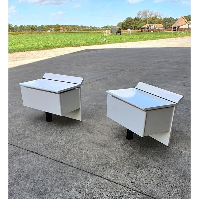 Bedside Tables by Paolo Piva for B&B Italia, Set of 2 For Sale - Image 17 of 18