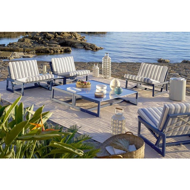 Carlotta Outdoor Blue Chair by Afra & Tobia Scarpa for Cassina For Sale - Image 11 of 13