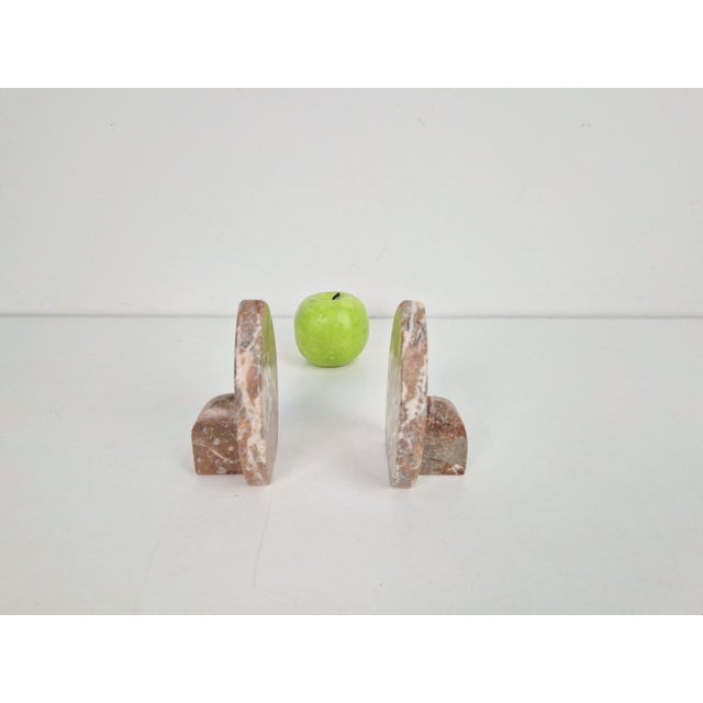 Vintage Art Deco Marble Bookends, France, 1930s, Set of 2 For Sale - Image 3 of 9