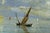 Mid-Century Modern Allegretti Mario Rosario, Melancholic Landscape with Marine Scene of Naples, 1980s, Oil on Wood, Framed For Sale - Image 3 of 10