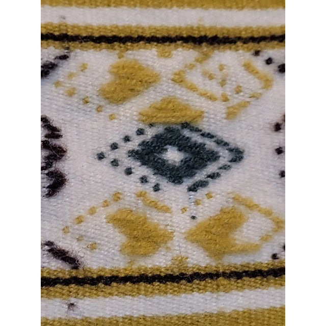 Turkish Vintage Handmade Woven Wool Runner Rug For Sale - Image 4 of 8