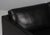 Model 220 Black Leather Three-Seater Sofa by Erik Jørgensen For Sale - Image 3 of 7