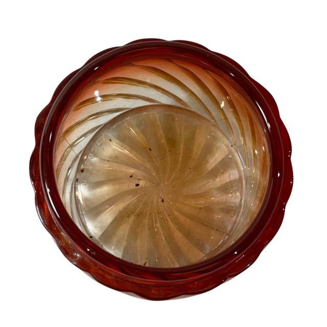 French 1900s Baccarat Style Powder Box For Sale - Image 3 of 7